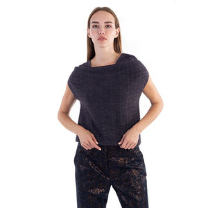 RUE DU MAIL MEDIUM SLATE BLUE BLOUSE | WOMENS SIZE S